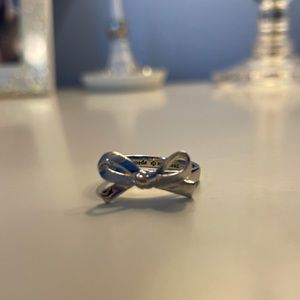 Silver, Kate Spade bow ring